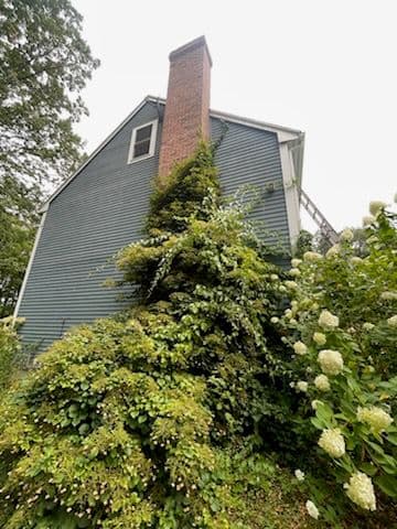 Gallery photos for Navy Blue Siding and Trim Transformation in Guilford: Image #2