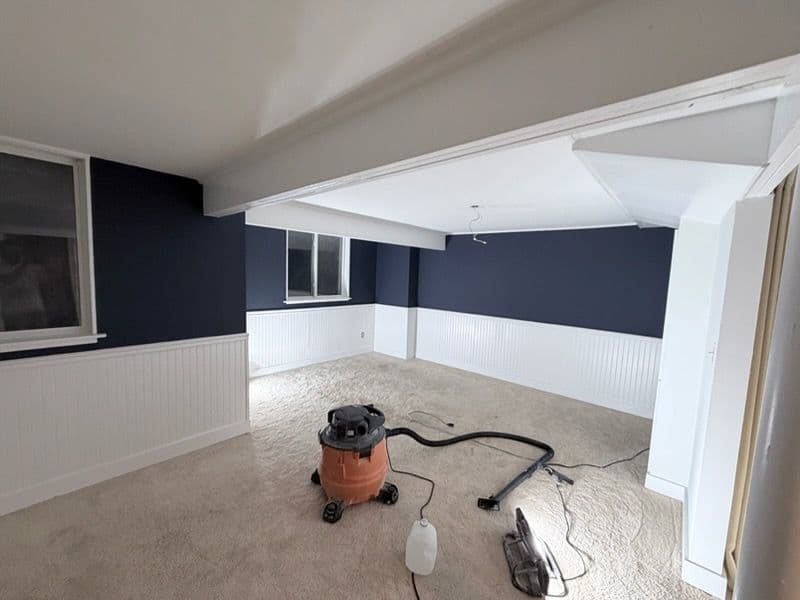 Gallery photos for Modern Room Makeover with Custom Wainscoting: Image #3