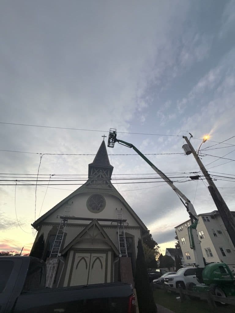 Gallery photos for Refreshing Shortbeach Union Church's Iconic Steeple: Image #3