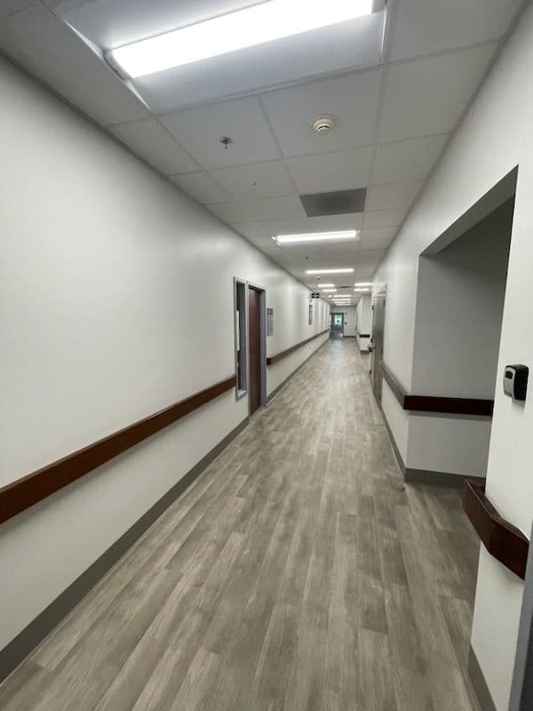 Commercial Hallway Wallpaper Removal and Repainting image