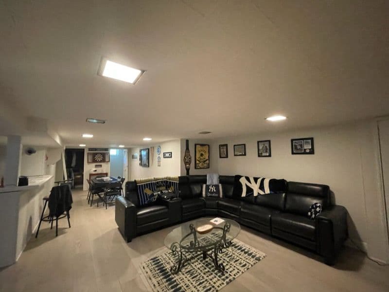 Basement Transformation with Professional Painting