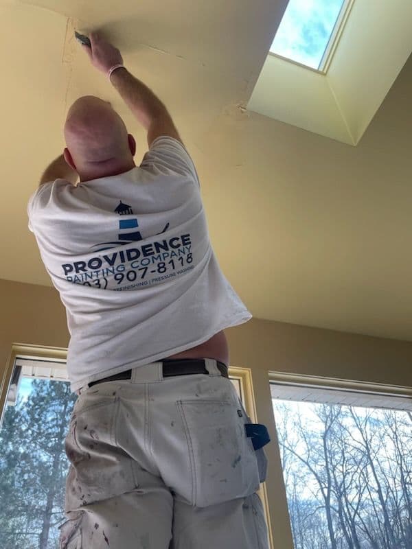 Ceiling Repair and Repainting in Branford, CT